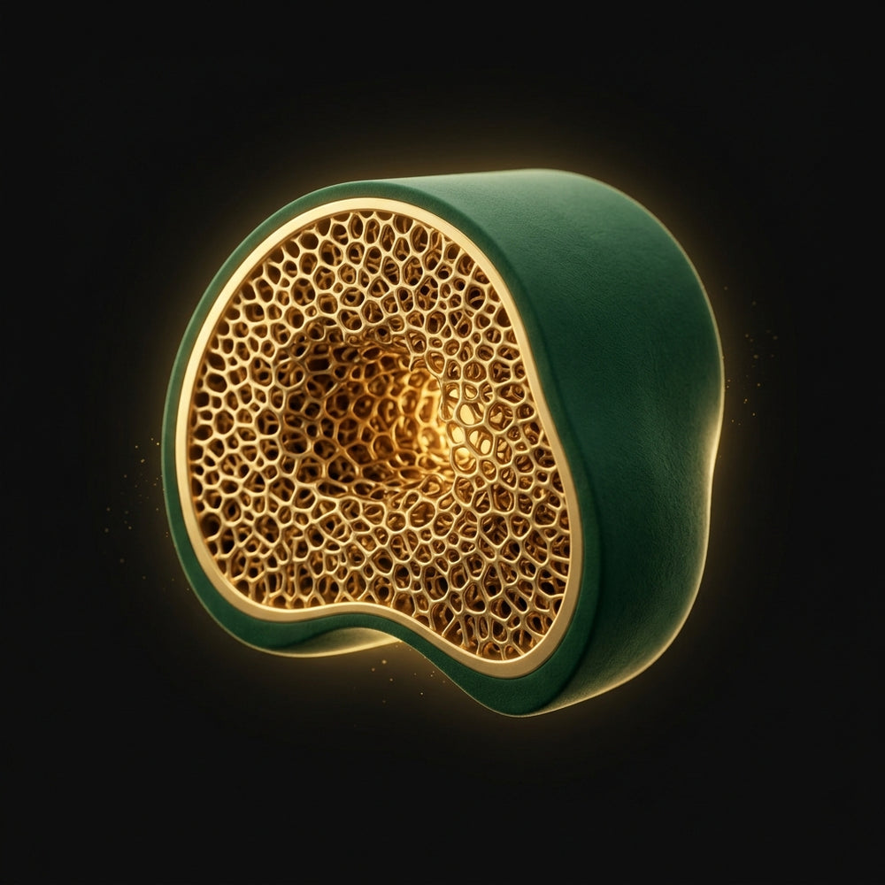 Illustration of healthy bone structure