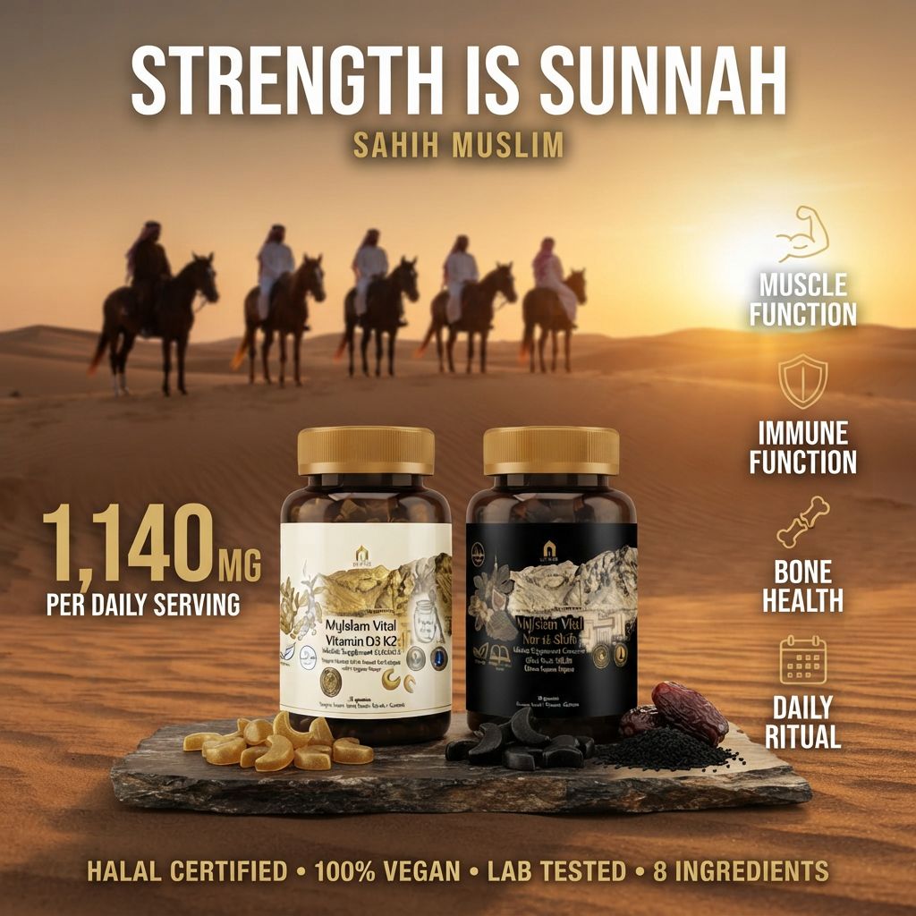 The MyIslam 2-in-1 Set: Strength is Sunnah, 1,140 mg per daily serving